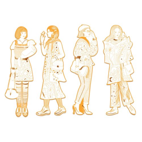 Djeco Színezés - Cindy Divat - Scout and friends