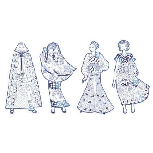 Djeco Színezés - Laura Divat - Laura and friends