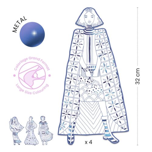 Djeco Színezés - Laura Divat - Laura and friends