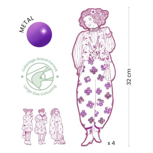 Djeco Színezés - Rosemary Divat - Rosemary and friends