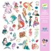 Djeco Matricák - Csillogó sellők - Sparkly mermaids
