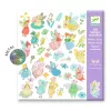 Djeco Matricák - Csillogó tündérek - Sparkly fairies