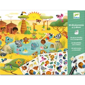   Djeco Satírozó képkészítés - Tájak - Savannah, desert, and North Pole: time for fun!