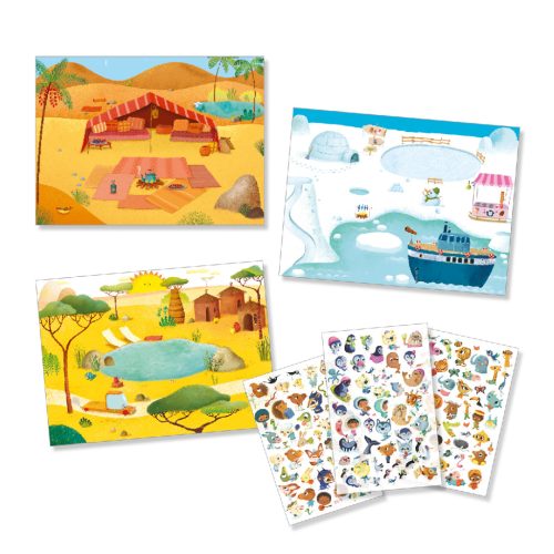 Satírozó képkészítés - Tájak - Savannah, desert, and North Pole: time for fun!