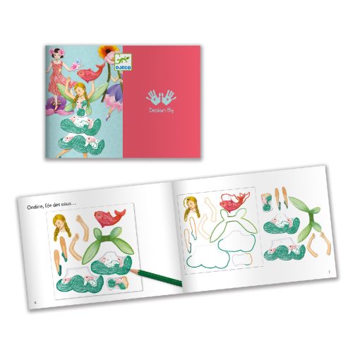 Djeco Kapcsos képkészítés - Tündérek - Fairies