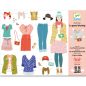   Djeco Papírbaba öltöztető - Hatalmas gardrób – One big dressing room 