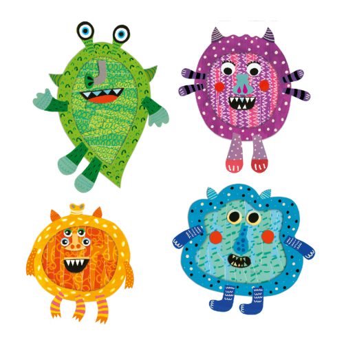 Djeco Kollázs műhely - Tépkedős ragasztós - Tear and stick