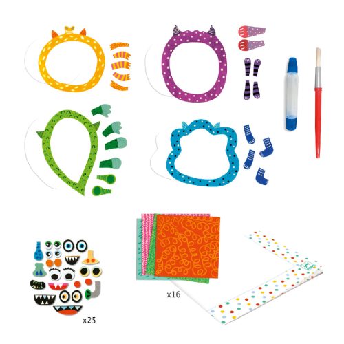 Djeco Kollázs műhely - Tépkedős ragasztós - Tear and stick