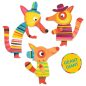   Djeco Művészeti műhely, festés - A róka család, bábok - The fox family