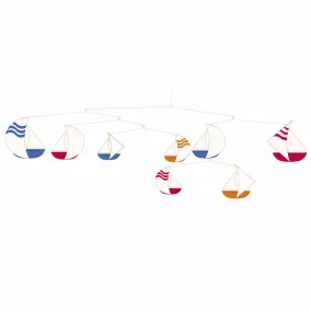 Djeco Szélmobil függődísz - Vitorláshajók - Sailboats