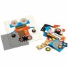 Djeco Optikai puzzle - Robotok, 60 db-os - Kinoptik Robots