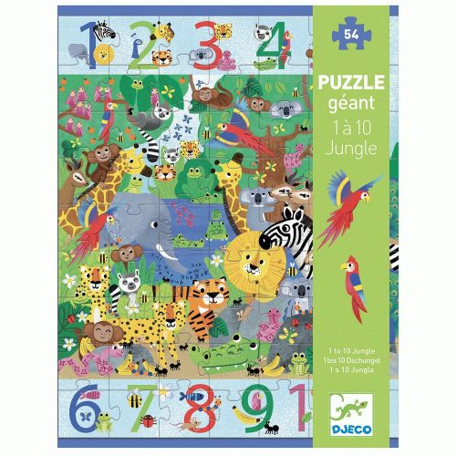 Djeco Megfigyeltető puzzle - Dzsungelben
