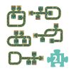 Djeco Óriás puzzle - Utak, irányok, 21 db-os