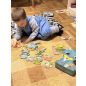 Djeco Formadobozos puzzle - Cicus és barátai
