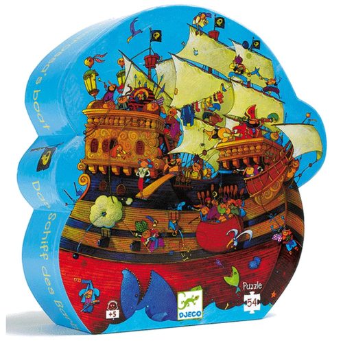 Djeco Formadobozos puzzle - Barbarossa hajója