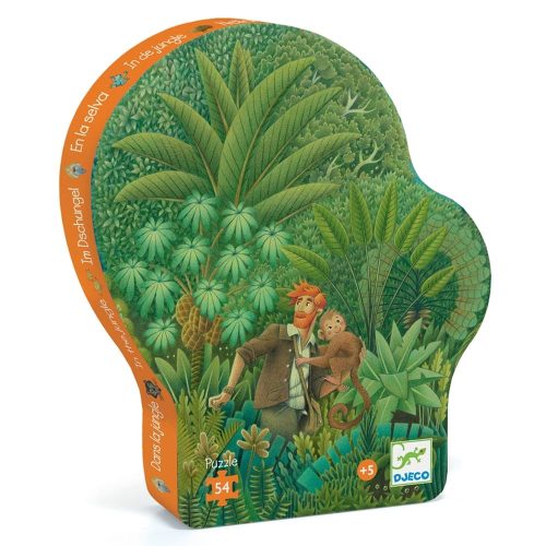 Djeco Formadobozos puzzle - Dzsungel puzzle