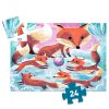 Djeco Formadobozos puzzle - Gyömbér a kis róka, 24 db-os - Ginger, little fox