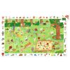 Djeco megfigyeltető puzzle - Kisbarátok a kertben, 35 db-os - Little friends' garden - 35 pcs - FSC MIX