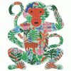 Djeco Művész puzzle - Majom - Monkey