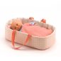 Djeco Játék Mózeskosár - Halványrózsaszín - Bassinet Pink Lines