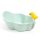 Djeco Fürdőkád játékbabáknak - Kék, sárga madárral