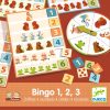 Djeco Fejlesztő játék - Bingó a számokkal - Eduludo Bingo 1, 2, 3 numbers