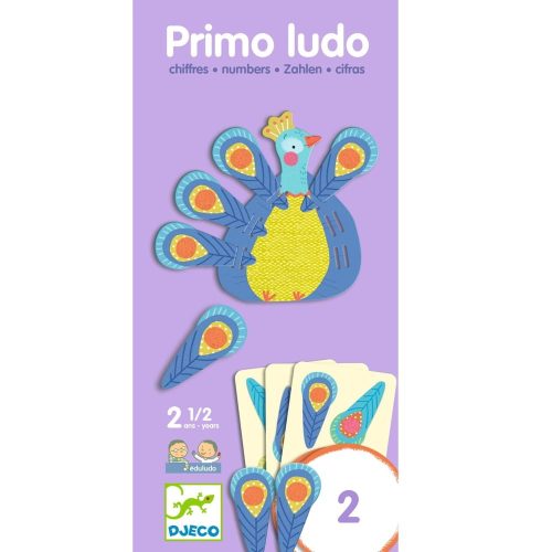 Djeco Primo Ludo - Négyig - 1,2,3,4