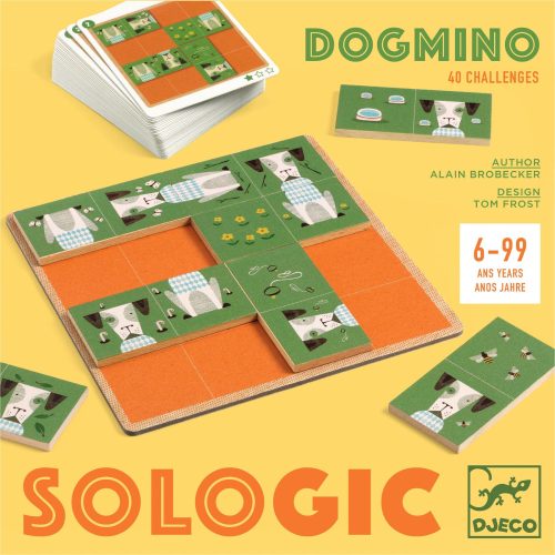 Djeco logikai játék - Kutyagoló - Dogmino - FSC 100%