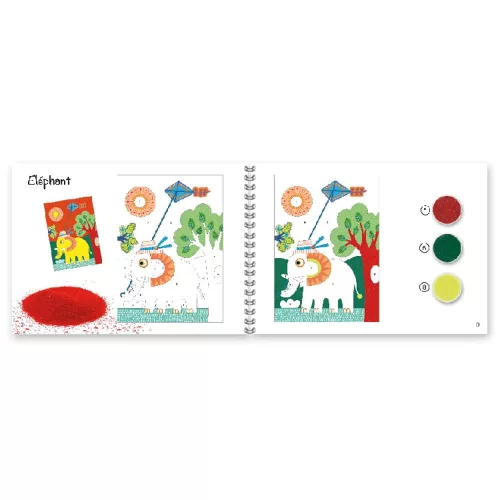 Djeco Homokkép készítő- A szabadban