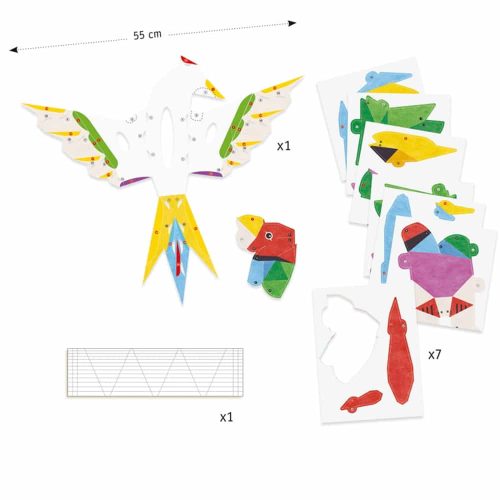 Djeco Papírszobor műhely - Papagáj - Amazonie