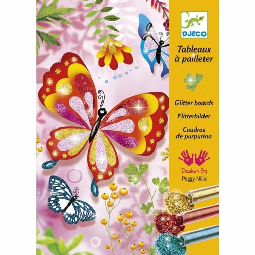 Djeco Csillámkép készítő - Pillangók - Butterflies