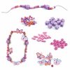 Djeco Fagyöngyök - Pillangók - Wooden beads, buterflies