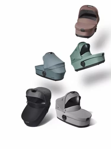 EASYWALKER Mózeskosár Twin Harvey2 Night Black babakocsira