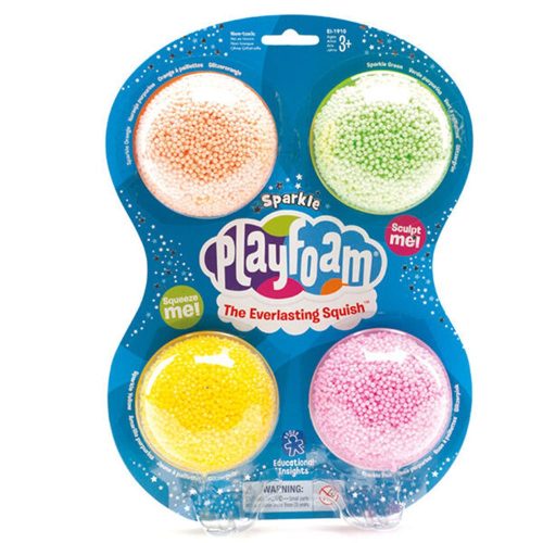 Playfoam Csillám habgyurma (4 db-os csomag)