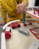 Egmont Toys fa játék garázs daruval