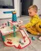 Egmont Toys fa játék garázs daruval