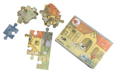 Egmont Toys 40 db-os játék puzzle kofferben – farm