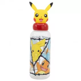 3D MŰANYAG PALACK 560 ML Pokémon Pikachu