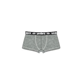   Férfi alsónadrág - pamut boxeralsó - M - világosszürke fekete derékgumival - Umbro