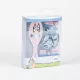 Bluey 4 részes szépségápolási készlet (2 hajgumi+karkötő+hajkefe)