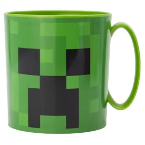 Minecraft mikrózható műanyag bögre 390ML