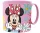 Mikrózható műanyag bögre BPA mentes - Minnie egér - 265 ml