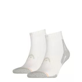   Head unisex sportzokni - légáteresztő félplüss talppal - rövid állású - 2 pár - fehér - 35-38