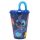 Stitch műanyag szívószálas pohár - 430 ml