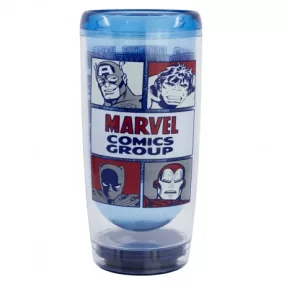  Duplafalú Műanyag Prémium Pohár 705 ML MARVEL AVENGERS (SmartGrip technológiával ellátott)