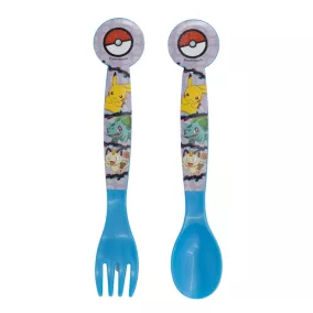 STOR 2 DB MŰANYAG evőeszköz készlet POKÉMON