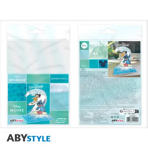 Disney akril dioráma figura Lilo & Stitch