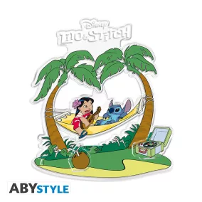 Disney akril dioráma figura Lilo & Stitch Hammock