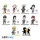Naruto Shippuden Meglepetés tasak Acryl mini