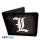 Death Note mintás pénztárca L symbol Vinyl